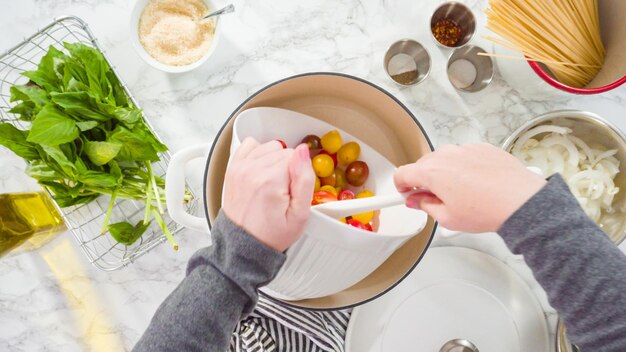 kolejne etapy gotowania